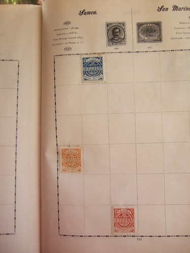 Album affrancatura vittoriano