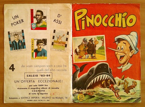 Album figurine pinocchio ed - figurine,