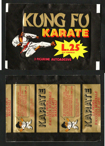 Bustina figurine kung fu - figurine, "kung